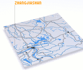 3d view of Zhangjiashan