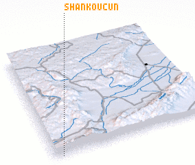 3d view of Shankoucun