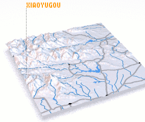 3d view of Xiaoyugou