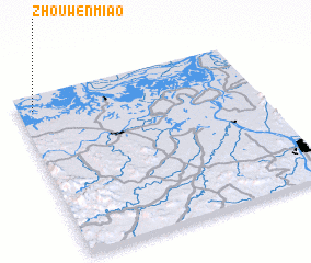 3d view of Zhouwenmiao