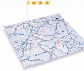 3d view of Shanshuijie