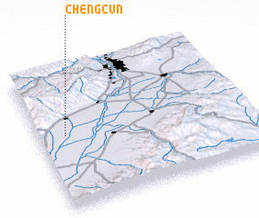 3d view of Chengcun