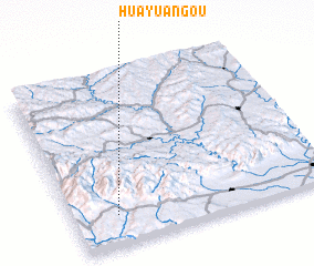 3d view of Huayuangou