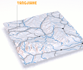 3d view of Yangjiahe