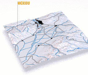 3d view of Hekou