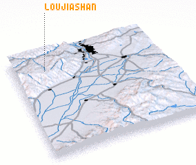 3d view of Loujiashan