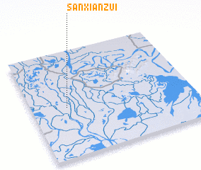 3d view of Sanxianzui