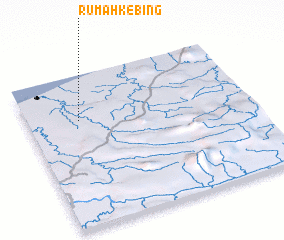 3d view of Rumah Kebing