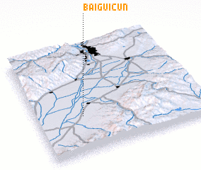 3d view of Baiguicun