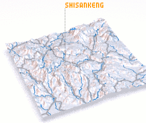 3d view of Shisankeng