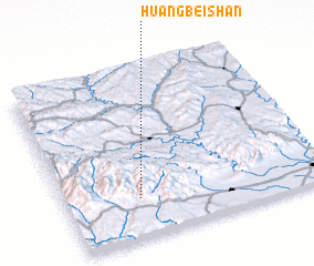 3d view of Huangbeishan