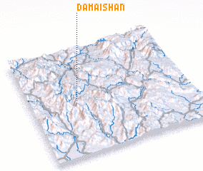 3d view of Damaishan