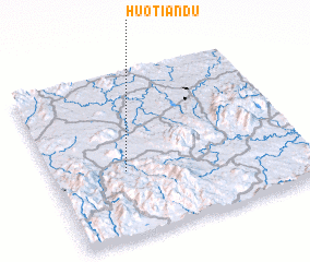 3d view of Huotiandu