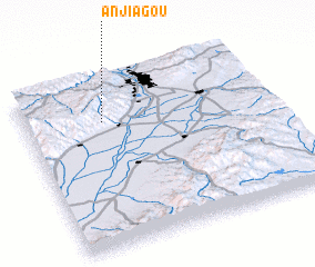 3d view of Anjiagou