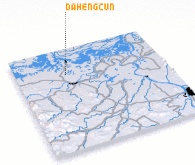 3d view of Dahengcun