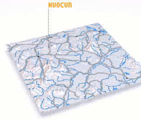 3d view of Huocun