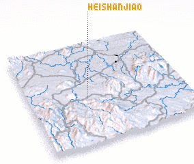 3d view of Heishanjiao