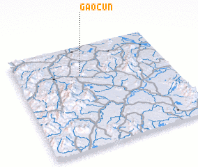 3d view of Gaocun