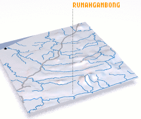 3d view of Rumah Gambong