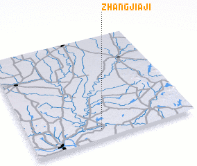 3d view of Zhangjiaji