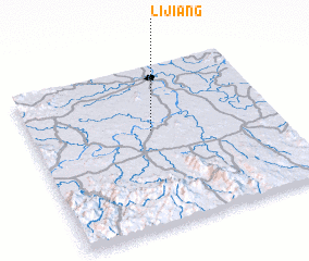 3d view of Lijiang