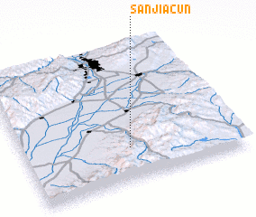 3d view of Sanjiacun