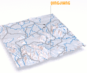 3d view of Qingjiang