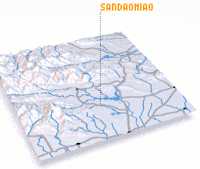 3d view of Sandaomiao