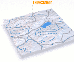 3d view of Zhuozishan