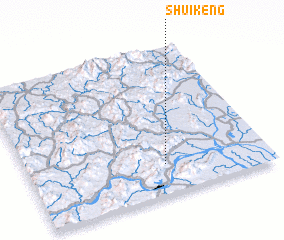 3d view of Shuikeng
