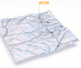 3d view of Qicun