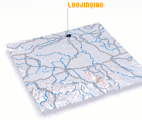3d view of Luojinqiao