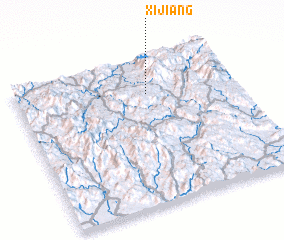 3d view of Xijiang