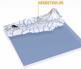 3d view of Krebet-kulon