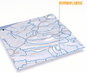 3d view of Rumah Liang