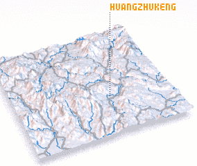 3d view of Huangzhukeng