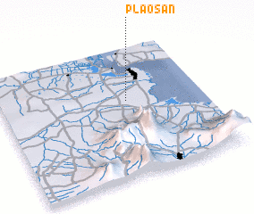 3d view of Plaosan