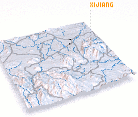 3d view of Xijiang