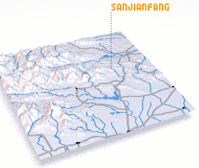 3d view of Sanjianfang