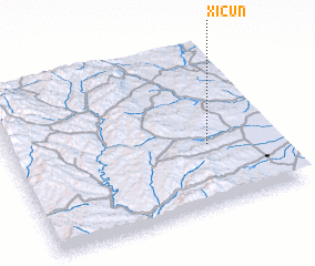 3d view of Xicun