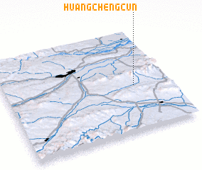 3d view of Huangchengcun