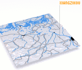 3d view of Xiangzikou