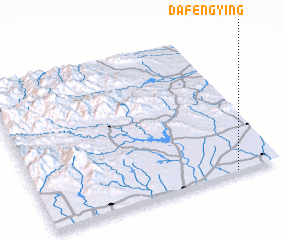 3d view of Dafengying