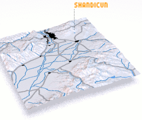 3d view of Shandicun