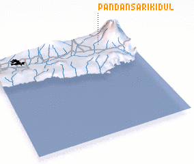 3d view of Pandansari-kidul