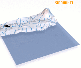 3d view of Sidomukti