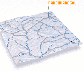 3d view of Nanzhuanggou