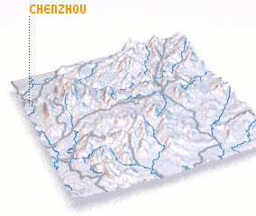 3d view of Chenzhou