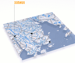 3d view of Xinhui