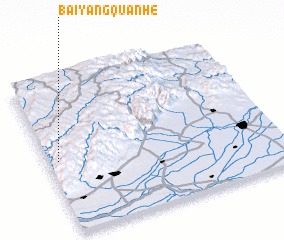 3d view of Baiyangquanhe